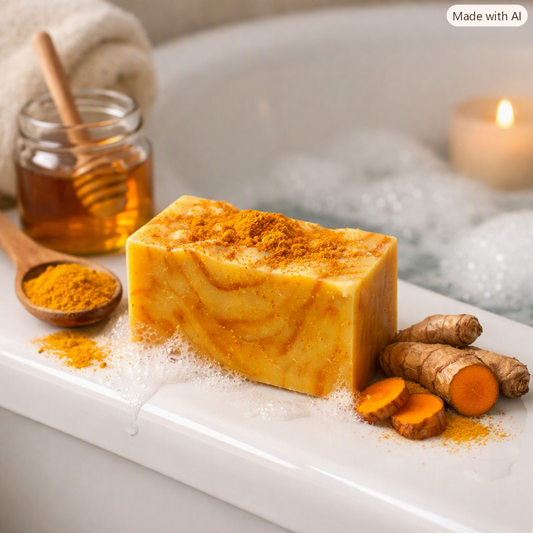 Honey Turmeric Cold Process Soap