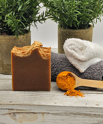 honey turmeric all natural soap